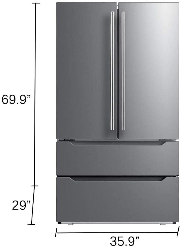 计数器深度冰箱尺寸